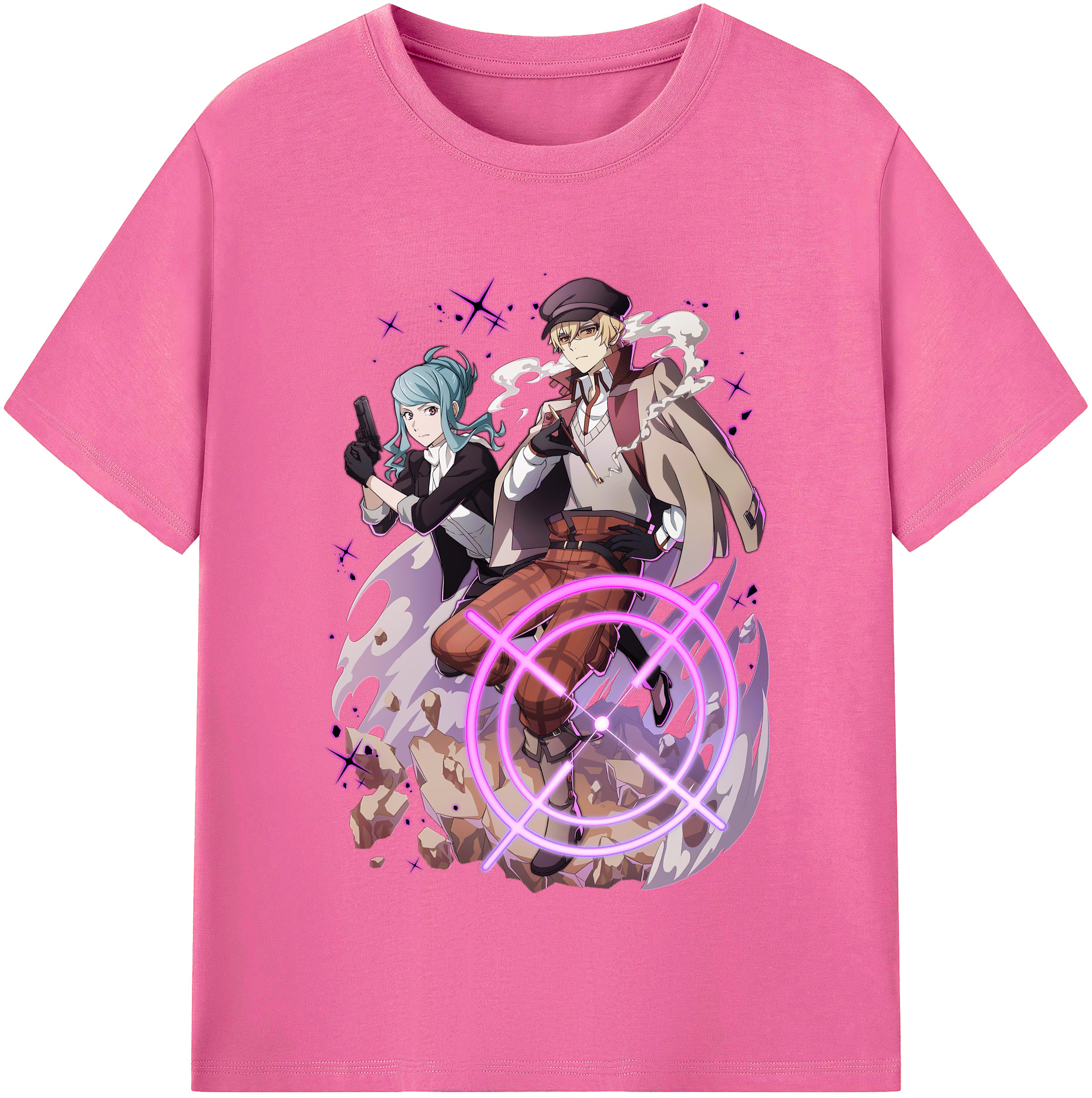 （画像用） 文豪ストレイドッグス Bungo Stray Dogs レディースカジュアルプリントTシャツ（綿100％）